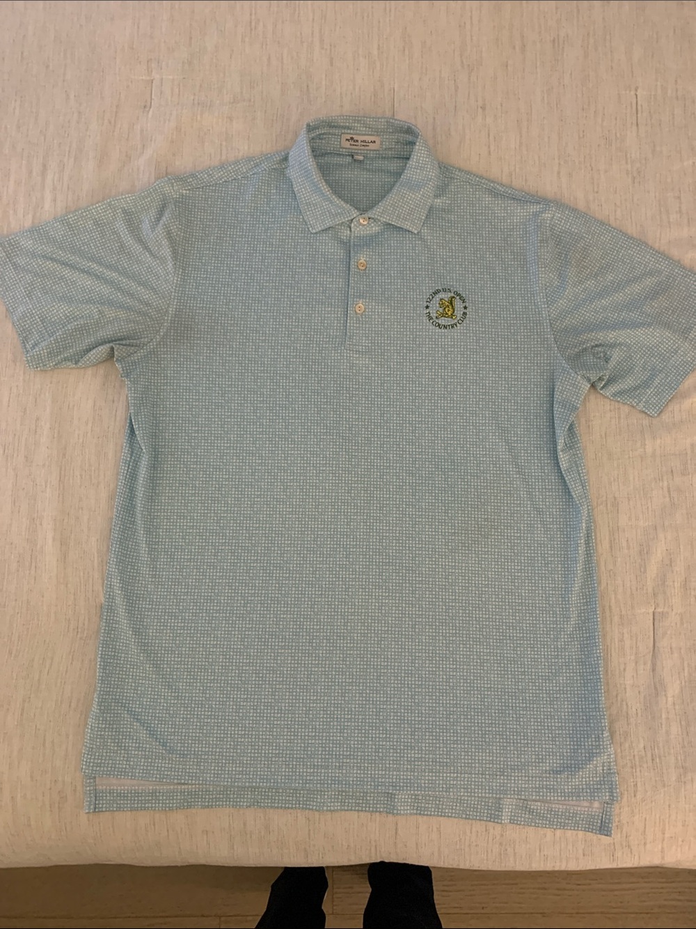 Peter Millar Teal Golf Polo with 122nd U.S. Open Logo